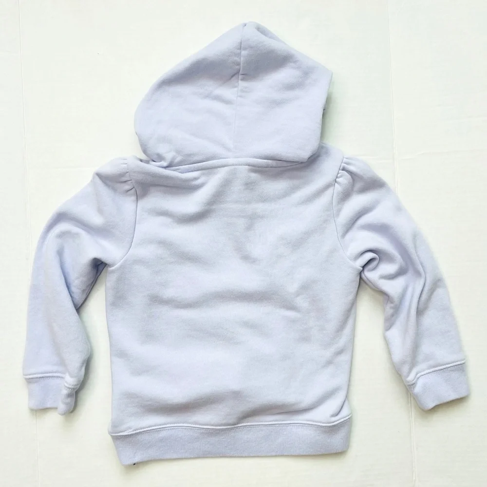 Gap Baby Toddler Lavender Purple Logo Long Sleeve Pullover Hoodie Size 5T